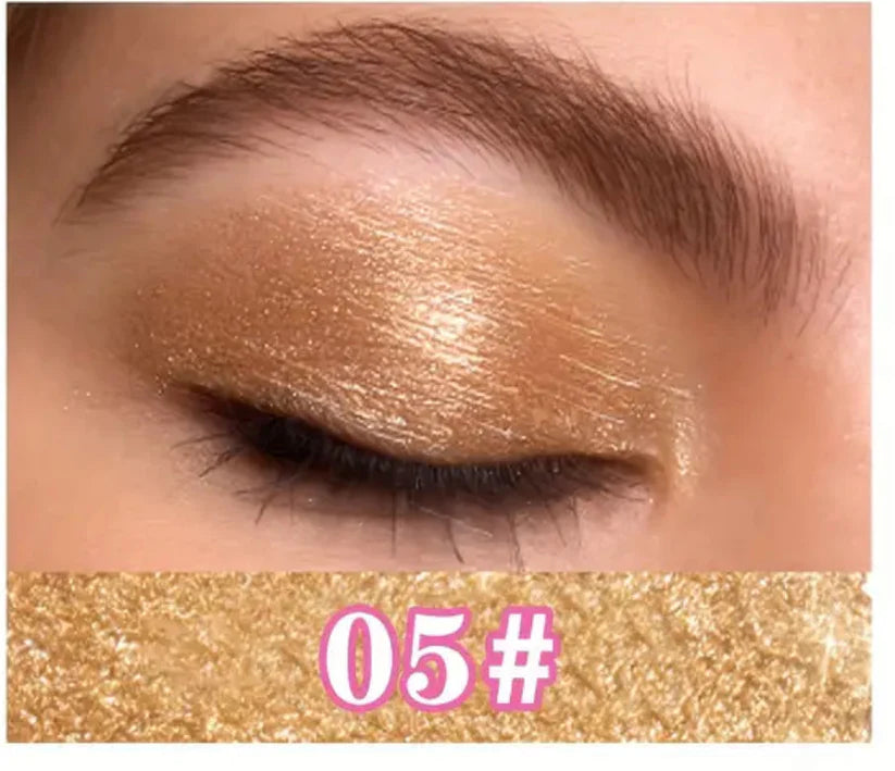 Luxury Glitter Eyeshadow Sticks (6 colours) – Smooth Creamy Easy Blend, Waterproof Eye Shadow