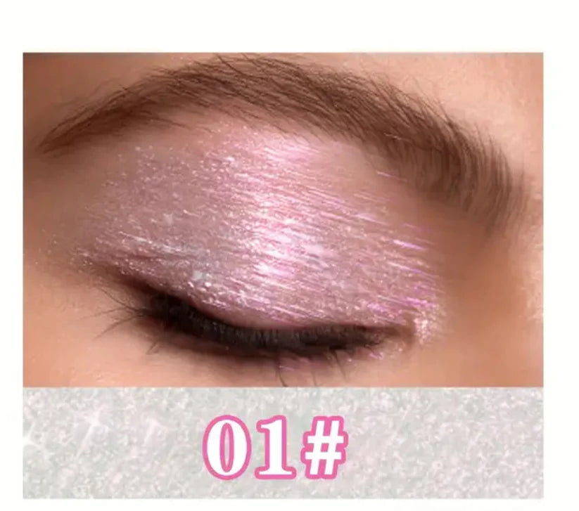 Luxury Glitter Eyeshadow Sticks (6 colours) – Smooth Creamy Easy Blend, Waterproof Eye Shadow