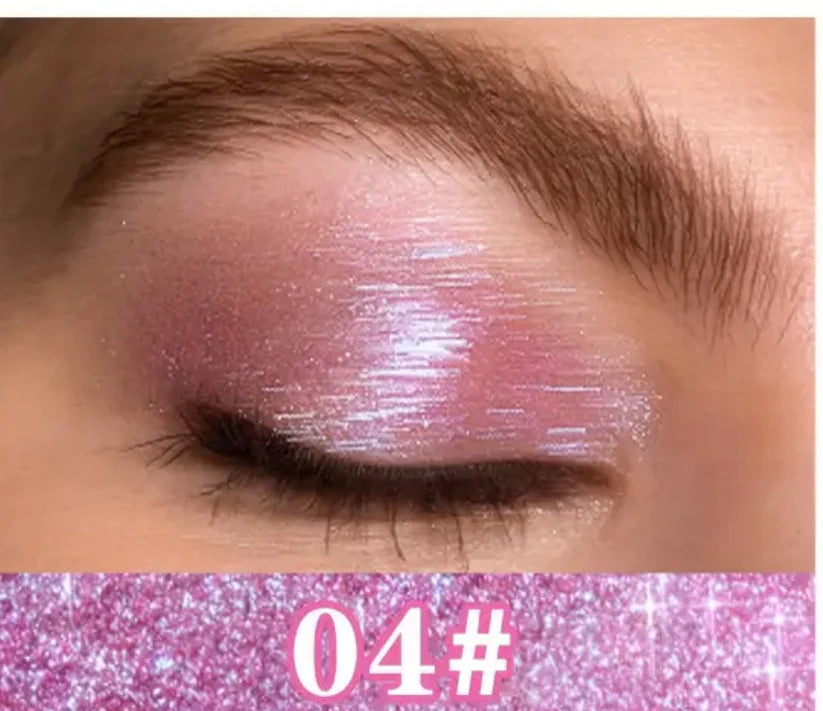 Luxury Glitter Eyeshadow Sticks (6 colours) – Smooth Creamy Easy Blend, Waterproof Eye Shadow