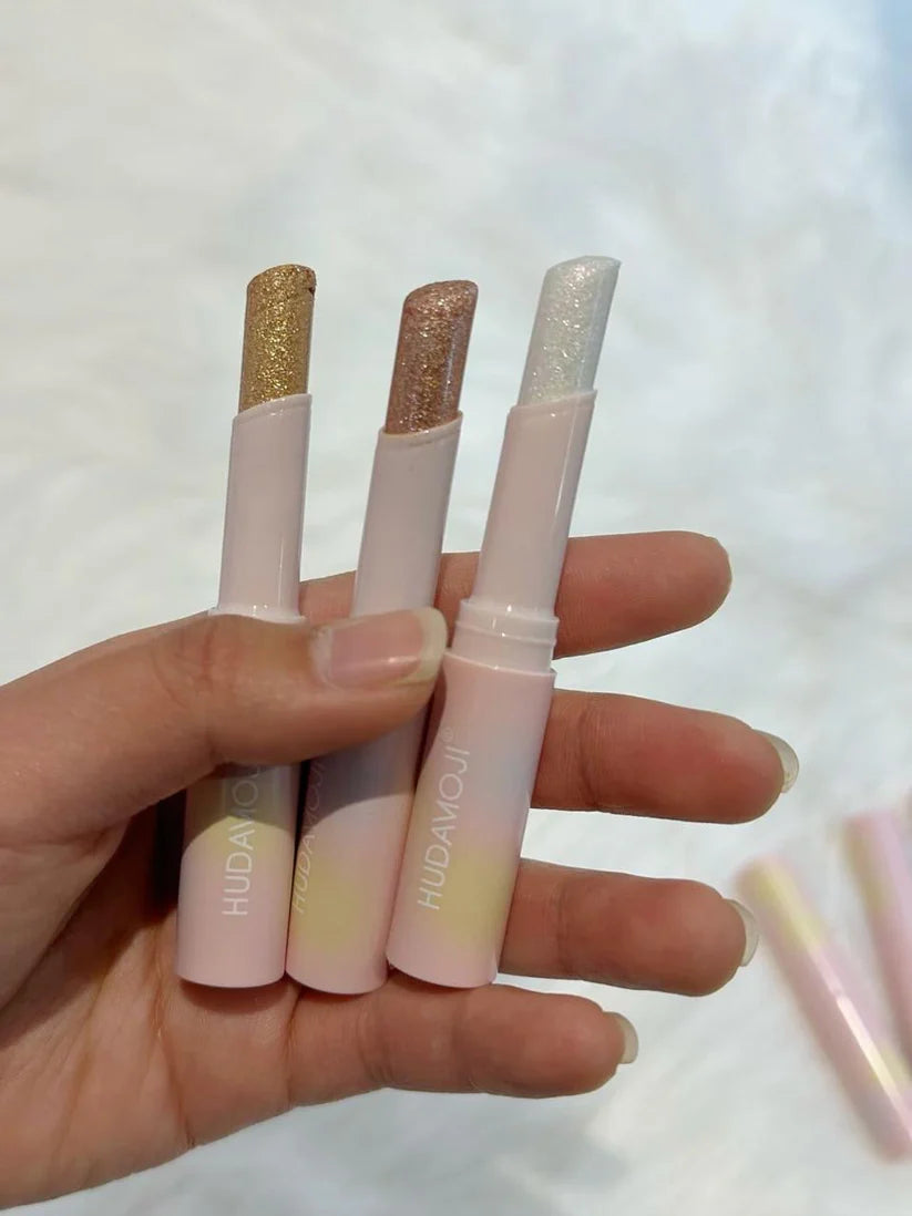 Luxury Glitter Eyeshadow Sticks (6 colours) – Smooth Creamy Easy Blend, Waterproof Eye Shadow